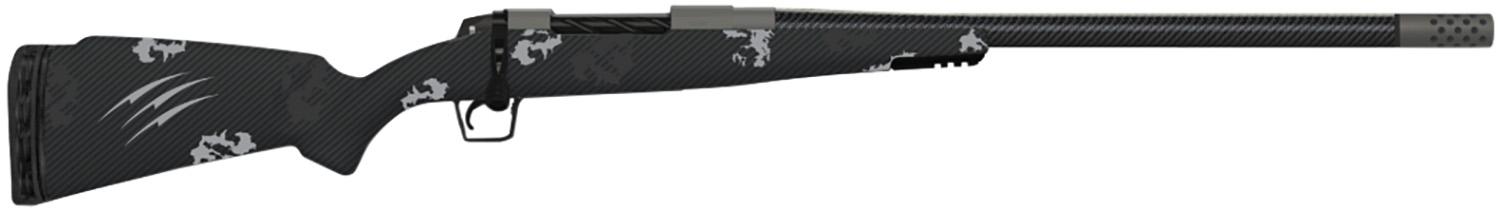 Fierce Firearms TROG300PRC20GP CT Rogue  300 PRC 3+1 20″ Carbon Fiber Barrel, Glacier Cerakote Titanium Rec, Phantom Camo Rogue Stock