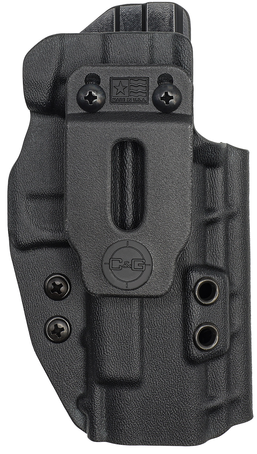 C&G Holsters 0056100 Covert  IWB Black Kydex Belt Clip Fits Glock MOS/48 Right Hand