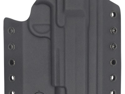 C&G Holsters 1850100 Covert  OWB Black Kydex Belt Loop Fits 1911 Government 5″