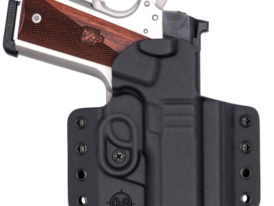 C&G Holsters 1862100 Covert  OWB Black Kydex Belt Loop Fits 1911 3.5″ Right Hand