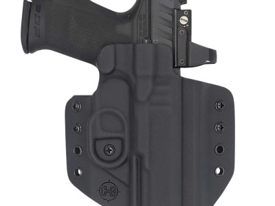 C&G Holsters 1206100 Covert  OWB Black Kydex Belt Loop Fits Walther PDP 4.5″ Right Hand
