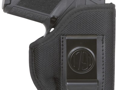 1791 Gunleather PNIWB1BLKR Premium Nylon  IWB Size 01 Black Ballistic Nylon Belt Clip Right Hand