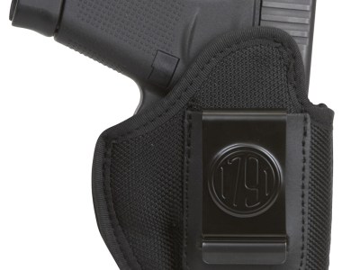 1791 Gunleather PNIWB3BLKR Premium Nylon  IWB Size 03 Black Ballistic Nylon Belt Clip Right Hand