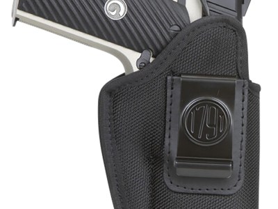 1791 Gunleather PNIWB4BLKR Premium Nylon  IWB Size 04 Black Ballistic Nylon Belt Clip Right Hand