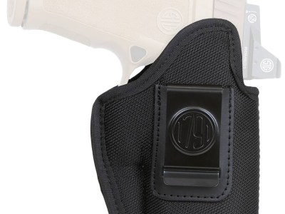 1791 Gunleather PNIWB5BLKR Premium Nylon  IWB Size 05 Black Ballistic Nylon Belt Clip Right Hand