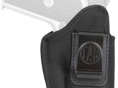 1791 Gunleather PNIWB4BLKL Premium Nylon  IWB Size 04 Black Ballistic Nylon Clip-On Left Hand