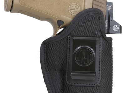 1791 Gunleather PNIWB5BLKL Premium Nylon  IWB Size 05 Black Ballistic Nylon Clip-On Left Hand