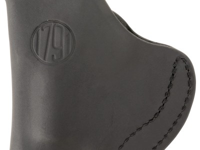 1791 Gunleather RVHIWB1TSBLR RVH  IWB Size 01 Stealth Black Leather Belt Clip Right Hand