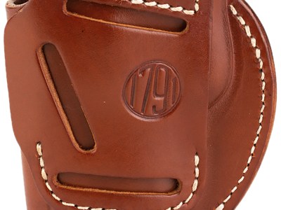 1791 Gunleather 3WH6CBRA 3-Way  IWB/OWB Size 06 Classic Brown Leather Belt Loop Fits Beretta 92 Fits Walther PPQ Fits Sig P320 Ambidextrous Hand