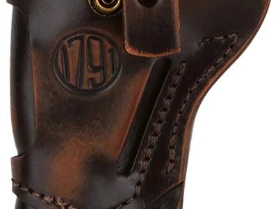 1791 Gunleather SARVH55VTGA Single Action 5.5 Open Carry Vintage Leather Belt Ambidextrous