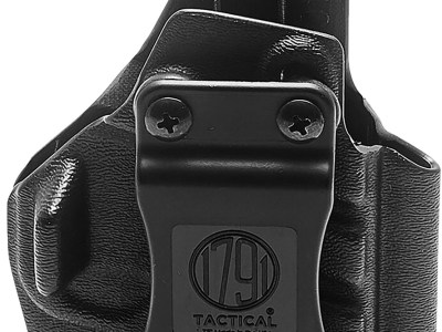1791 Gunleather TACIWBG2CG3BLKR Tactical Kydex  IWB Black Kydex Belt Clip Fits Taurus G2C/G3 Right Hand