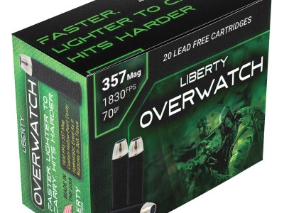 Liberty Ammunition LAOW357701830 OverWatch  357Mag 70gr Open Cavity Design 20 Per Box/50 Case