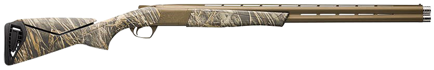 Browning 018729204 Cynergy Wicked Wing 12 Gauge 3.5″ 2rd 28″  Burnt Bronze Cerakote Barrel/Camo Design Receiver, Realtree Max-7 Synthetic Stock With Adjustable Comb & Textured Gripping Surface