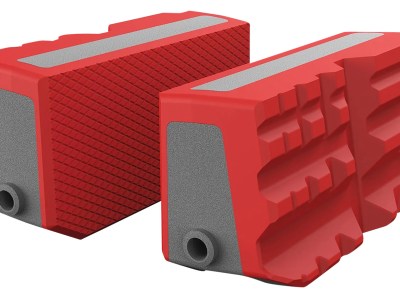 Real Avid AVSFJMF Smart-Jaws Multi-Fit Sleeves Reversible Gray/Red Rubber Overmold