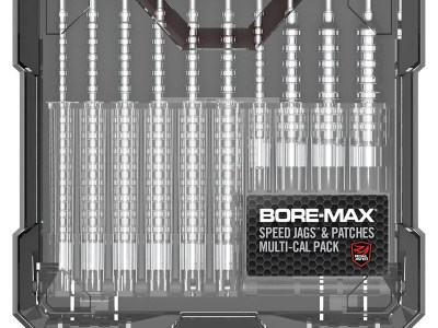 Real Avid AVBMJAGS Bore-Max Jag & Patch Set Multi-Caliber Nickel-Plated, 10 Jags, 500 Patches (3 Different Sizes)