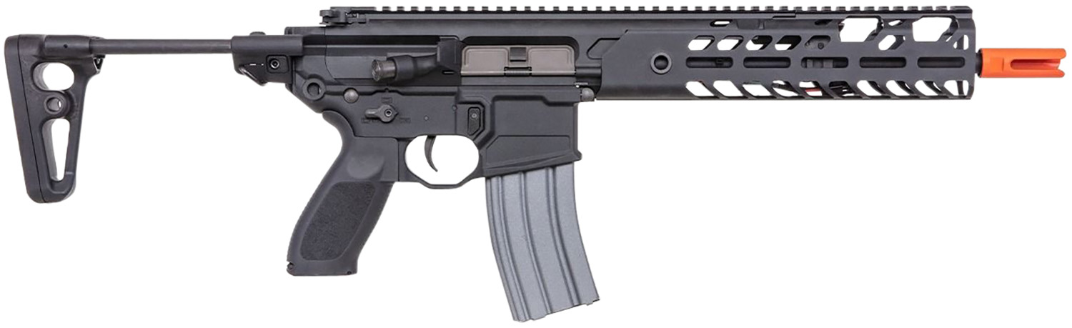 Sig Sauer Airguns AIRPFMCXAEG MCX AEG  Battery 6mm 120rd Shot Black Black Receiver Black 3 Position Adjustable Stock