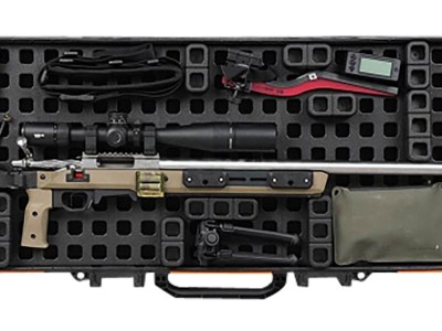 Magpul MAG1302BLK DAKA Grid Organizer Black Polypropylene for Pelican 800 Vault Double Rifle Case