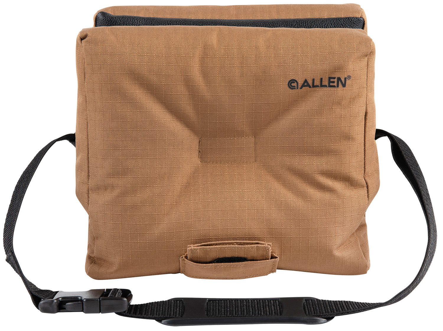Allen 18420 Bench Shooting Bag  Empty Black/Tan 600D Polyester