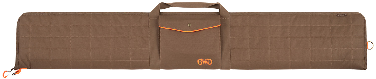 Allen 1104-52 Highland Shotgun Case 52″ Brown Quilted Polyester Exterior, Front Flap Pocket w/Magnetic Closure, Lockable Zipper