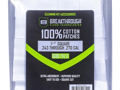 Breakthrough Clean BTCPS112600 Square Patches 243/270 Cal 600 pieces