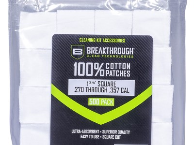 Breakthrough Clean BTCPS134500 Square Patches 270/357 Cal 1.75″ 500 pieces
