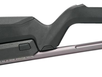 Tactical Solutions TDCGMGBBLK X-Ring Takedown Barrel and Stock Combo 22 LR 16.50″ Gunmetal Gray Fluted & Threaded with Fiber Optic Sight, Black Magpul Backpacker Stock Fits Ruger 10/22 Takedown