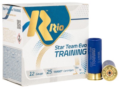 Rio Ammunition STT3275 Star Team EVO Training 12Gauge 2.75″ 1 1/8oz 7.5Shot 25 Per Box/10 Case