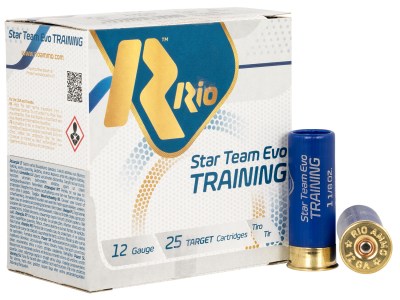 Rio Ammunition STT328 Star Team EVO  12Gauge 2.75″ 1 1/8oz 8Shot 25 Per Box/10 Case