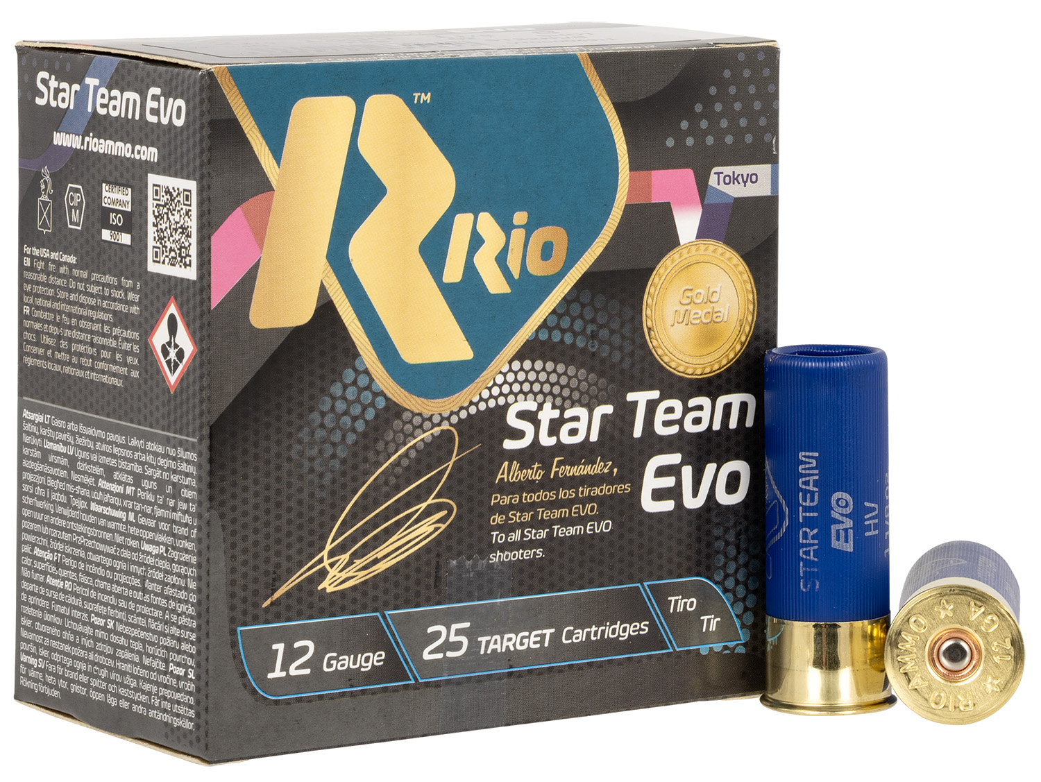 Rio Ammunition ST32HV8 Star Team EVO High Velocity 12 Gauge 2.75″ 1 1/8 oz 8 Shot 25 Per Box/ 10 Cs
