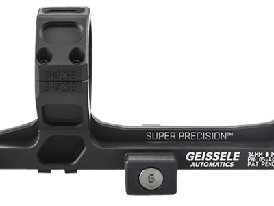Geissele Automatics  AR15 Super Precision Scope Mount/Ring Combo Black Anodized
