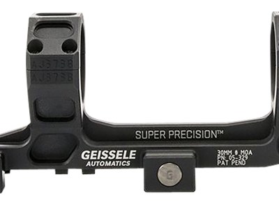 Geissele Automatics  Super Precision Scope Mount (Vortex 1-6) Scope Mount/Ring Combo Black Anodized