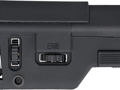 B5 Systems  Precision  Black Synthetic Adjustable with Cheek Riser Fits AR-Platform