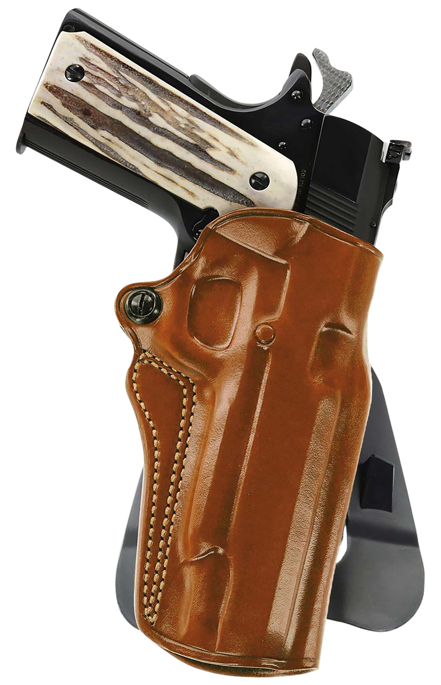 Galco SM2-652 Speed Master 2.0 OWB Tan Leather Paddle Fits Mossberg MC1sc/Ruger Max-9/S&W M&P Shield Plus/Shield 3″9/40 & 2.0 9/40 Right Hand