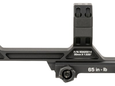 Sig Sauer Electro-Optics SOA20014 Alpha MSR Scope Mount/Ring Combo Black Anodized Aluminum 30mm Tube, 1913 Picatinny Rail Mount