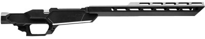 Sharps Bros SBC05 Heatseeker Rifle Chassis Stock 6061-T6 Aluminum w/Black Cerakote Finish, 14″ M-Lok Handguard, Fits Ruger American Rifle Ranch Short Action