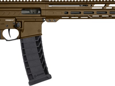 CMMG 94A8041MB Dissent MK4 9mm Luger 33+1 10.50″, Midnight Bronze Rec, Picatinny Brace Adapter, 9.60″ M-LOK Handguard, Left Side Charging Handle, Zeroed Linear Comp, TriggerTech Trigger