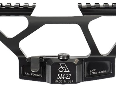 Arsenal SM22 AK Scope Mount SAM7K Series  Black Anodized 0 MOA