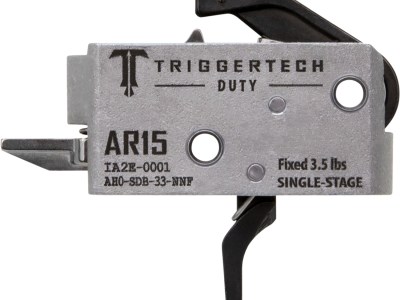 TriggerTech AH0SDB33NNF Duty  Flat Trigger Single-Stage 3.50 lbs Draw Weight Fits AR-15