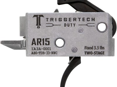 TriggerTech AH0TDB33NNC Duty  Curved Trigger Two-Stage 3.50 lbs Draw Weight Fits AR-15