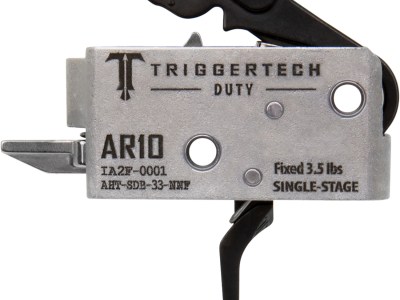 TriggerTech AHTSDB33NNF Duty  Flat Trigger Single-Stage 3.50 lbs Draw Weight Fits AR-10