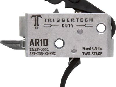 TriggerTech AHTTDB33NNC Duty  Curved Trigger Two-Stage 3.50 lbs Draw Weight Fits AR-10