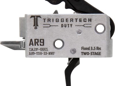 TriggerTech AH9TDB33NNF Duty  Flat Trigger Two-Stage 3.50 lbs Draw Weight Fits AR-9