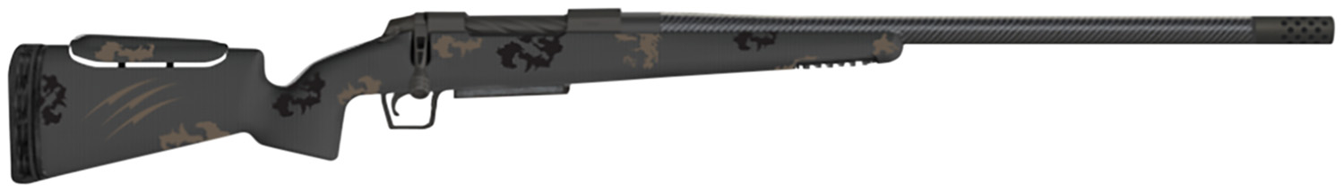 Fierce Firearms FCTRXP300PRC22MM CT Rival XP 300 PRC 3+1 22″ C3 Carbon Fiber, Midnight Bronze Titanium Rec, Trophy Camo Carbon Fiber Rival Stock with Adj. Cheek Piece, Radial TI Muzzle Brake