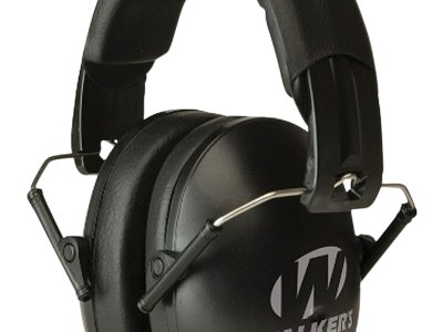 Walker’s GWPYWFM2BLK Folding Muff  23 dB Over the Head Black Polymer Fits Youth/Women