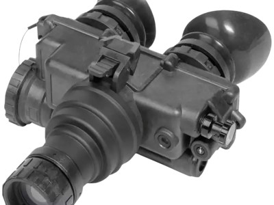 AGM Global Vision 12PV7122283011 PVS-7 NL1 Night Vision Goggles Black 1x27mm Generation 2+ Level 1, 51-64 lp/mm Resolution Green Filter