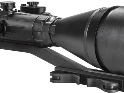 AGM Global Vision 15WP6623474111 Wolverine Pro-6 3APW Night Vision Rifle Scope Matte Black 6x100mm Gen 3 Auto-Gated White Phosphor Illuminated Red Chevron w/Ballistic Drop Reticle