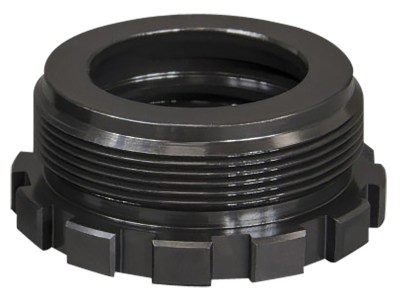 Yankee Hill 3051TI Kurz QD Adapter TI 1-3/8″-24 tpi Black Titanium