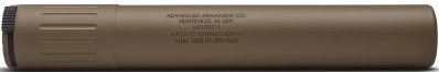 ADVANCED ARMAMENT COMPANY 65008 MK13-SD  30 Cal Rated Up To 300 Win Mag, FDE Titanium, 90T Taper Mount
