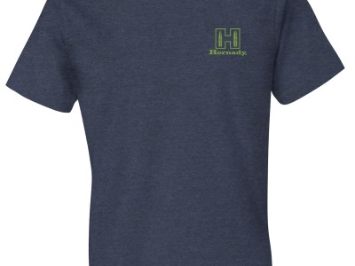 Hornady Gear 30994 Hornady T-Shirt Logo Stamp Indigo Short Sleeve XL