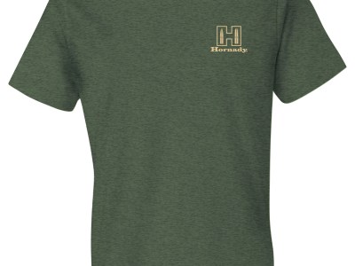 Hornady Gear 31432 Hornady T-Shirt Logo Stamp Military Green Short Sleeve Medium